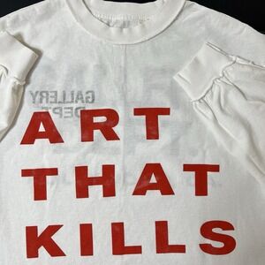 Gallery Dept Art That Kills Long Sleeve Tshirt Men's Size S Reversible